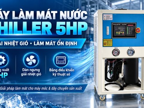 Chiller làm mát nước 5 HP